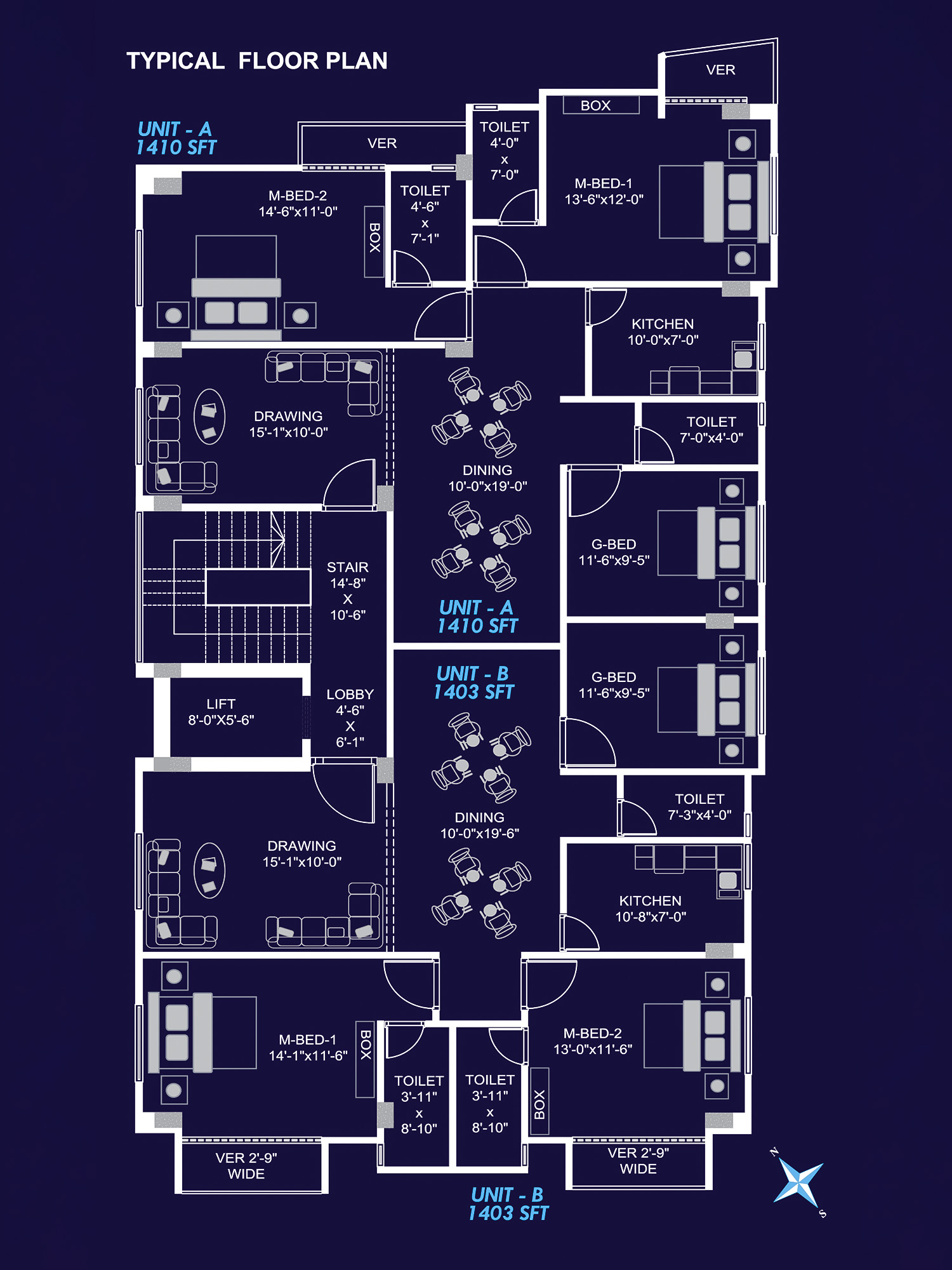 Modern residential building developed by Mahenur Properties Ltd in Chittagong.